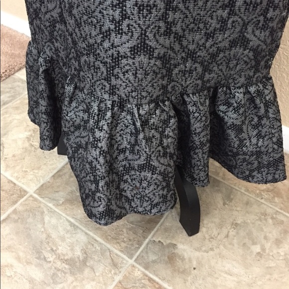 SALE
 Adrienne Vittadini Brocade Ruffle Dress E19 - Picture 6 of 8